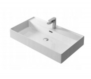 Раковина для ванной Hidra Faster Kiub 81х46 см санфаянс белый глянцевый KI80 001 bianco lucido