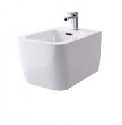 Біде підвісне Hidra Faster Kiub 36,5х54 см санфаянс білий глянцевий KIW14 001 bianco lucido