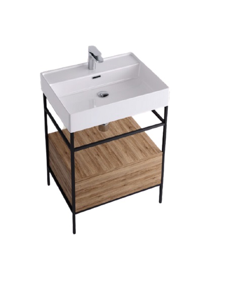 Консоль для раковини Hidra Faster Kiub 61х46 см дуб рустикаль KSC60 110 rovere rustico