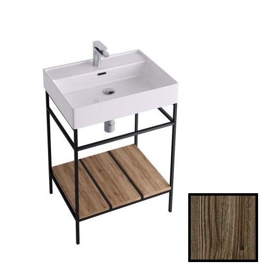 Консоль для раковини Hidra Faster Kiub 61х46 см темна ялина KSP60 111 abete scuro