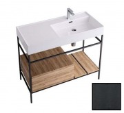 Консоль для раковины Hidra Faster Kiub 101х46 см черный матовый KSCP100 113 legno laccato nero matt