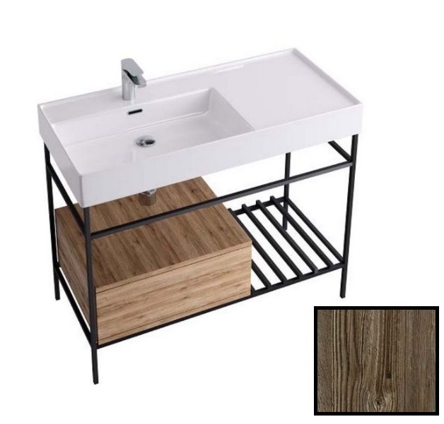 Консоль для раковини Hidra Faster Kiub 101х46 см темна ялина KSCG100 111 abete scuro