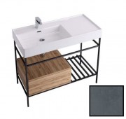 Консоль для раковины Hidra Faster Kiub 101х46 см темный бетон KSCG100 112 cemento scuro