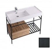 Консоль для раковины Hidra Faster Kiub 101х46 см черный матовый KSCG100 113 legno laccato nero matt