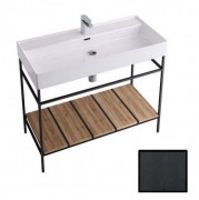 Консоль для раковины Hidra Faster Kiub 101х46 см черный матовый KSP100 113 legno laccato nero matt