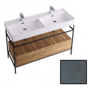 Консоль для раковины Hidra Faster Kiub 121х46 см темный бетон KS2C120 112 cemento scuro