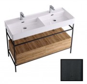 Консоль для раковины Hidra Faster Kiub 121х46 см черный матовый KS2C120 113 legno laccato nero matt