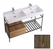 Консоль для раковины Hidra Faster Kiub 121х46 см темная ель KSCG120 111 abete scuro