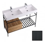 Консоль для раковины Hidra Faster Kiub 121х46 см черный матовый KSCG120 113 legno laccato nero matt