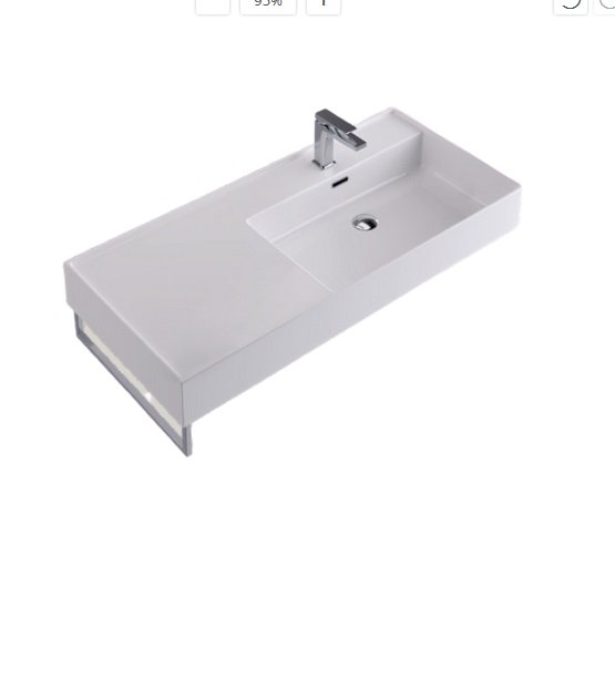 Тримач для рушників Hidra Faster для раковини 44 см хром KIP44