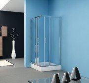 Душевая кабина Kolpa San SQ Line TKK 120X80/K профиль серебряный/прозрачное стекло 513310