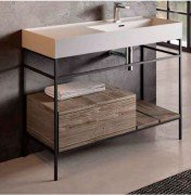 Консоль для раковины Hidra Faster Kiub 101х46 см темная ель KSCP100 111 abete scuro