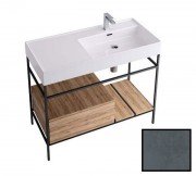 Консоль для раковины Hidra Faster Kiub 101х46 см темный бетон KSCP100 112 cemento scuro