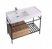 Консоль для раковины Hidra Faster Kiub 101х46 см дуб рустикаль KSCG100 110 rovere rustico