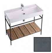 Консоль для раковини Hidra Faster Kiub 101х46 см темний бетон KSP100 112 cemento scuro