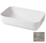 Раковина для ванної Hidra Gio Evolution 60,5х40 см санфаянс сірий мармур G40E 100 ceppo di gre