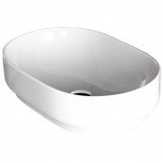 Раковина для ванной Hidra Gio Evolution 60х40 см санфаянс белый глянцевый G60E 001 bianco lucido