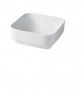 Раковина для ванної Hidra Gio Evolution 42х42 см санфаянс білий глянцевий G43E 001 bianco lucido