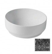 Раковина для ванної Hidra Gio Evolution Ø42 см чорний матовий мармур G42E 102 black matt marble