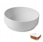 Раковина для ванной Hidra Gio Evolution Ø42 см белый/розовое золото G42E 063 bianco/oro rosa