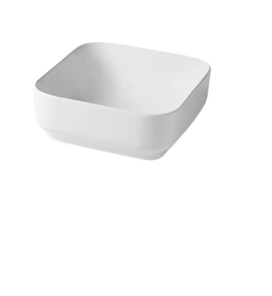 Раковина для ванної Hidra Gio Evolution 42х42 см санфаянс білий глянцевий G43E 001 bianco lucido