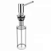 Дозатор жидкого мыла GRB Cocinas латунь/ABS-пластик хром/прозрачный 05090004