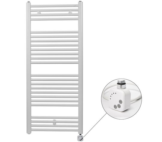 Электрический полотенцесушитель Zehnder Virando 1226x600 мм 600 Вт скрытое подключение белый AB-120-060-9016-HEC-HID