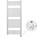 Электрический полотенцесушитель Zehnder Virando 1226x600 мм 600 Вт скрытое подключение белый AB-120-060-9016-HEC-HID