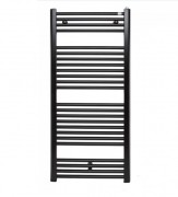 Полотенцесушитель водяной Zehnder Virando 50х122,6 см черный матовый AB-120-050-05-9017