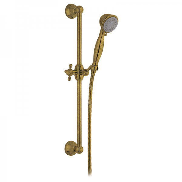 Ручний душ на стійці GRB Hidromasaje 1866 состаренная латунь 055099