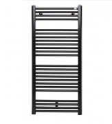 Полотенцесушитель водяной Zehnder Virando 50х122,6 см черный матовый AB-120-050-05-9017