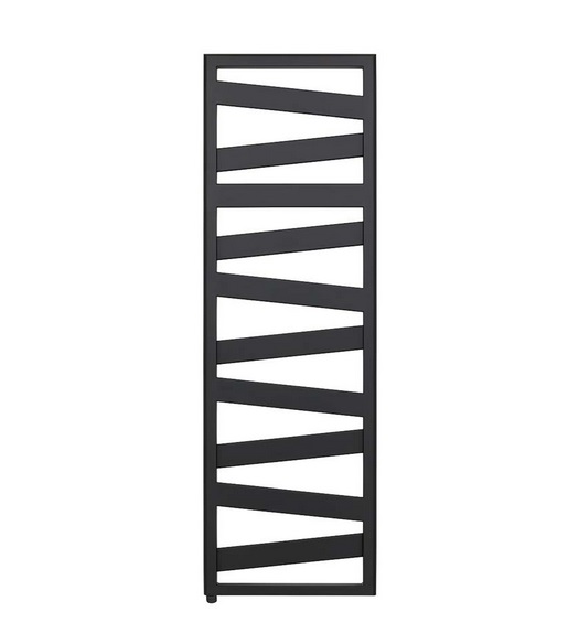 Рушників водяна Zehnder Virando 50х122,6 см чорний RB-130-050-9017