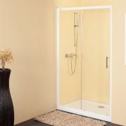 Душові двері Kolpa-San SQ Line TV2D/S 100/CH 100х190 см профіль білий/скло шиншила 511550