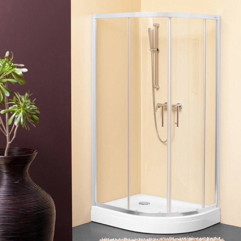 Душевая кабина Kolpa San SQ Line TKP 90X120/K профиль серебряный/прозрачное стекло 511540