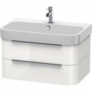 Тумба под раковину Duravit Happy D.2 подвесная 77,5х48 см ДСП белый глянцевый H2636502222