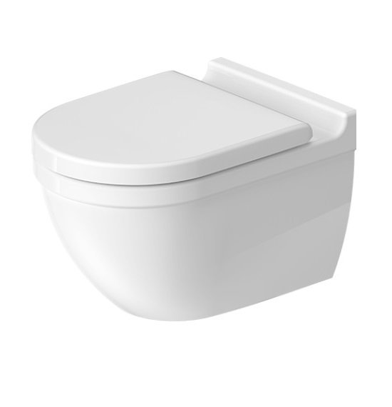 Унітаз підвісний Duravit Starck 3 36х54 см кераміка білий 2225090000