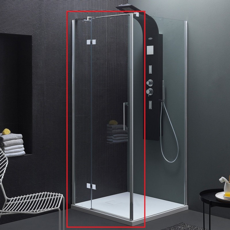 Душевая дверь Kolpa-San Taurus TV 100/K-L левая 100х200 см профиль хром/прозрачное стекло 514640