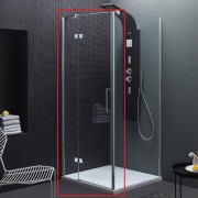 Душевая дверь Kolpa-San Taurus TV 100/K-L левая 100х200 см профиль хром/прозрачное стекло 514640