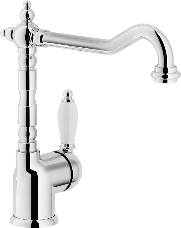 Смеситель для кухни Nobili Rubinetterie Antica однорычажный хром AT18113CR