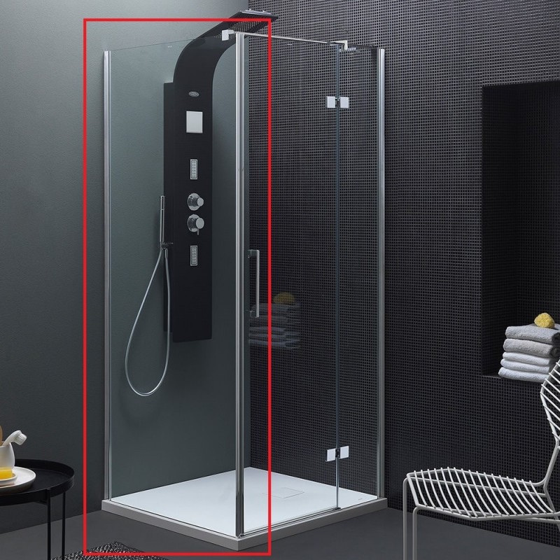 Стенка душевая Kolpa-San Taurus TSV 80/K 80х200 см профиль хром/прозрачное стекло 514660