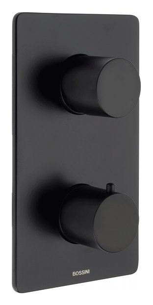 Термостат для душу прихованого монтажу Bossini Oki чорний матовий Z00002000073005