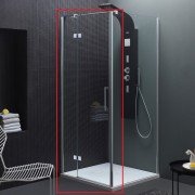 Душевая дверь Kolpa-San Taurus TV 120/K-L левая 120х200 см профиль хром/прозрачное стекло 514720