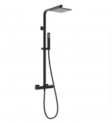 Душевая стойка Ponsi Italia R с термостатом черный матовый BN COL K QTRM 0011