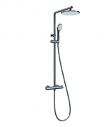 Душевая стойка Ponsi Round с термостатом хром BN COL C RTRM 0001