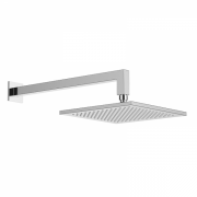 Верхний душ со стены GRB Hidromasaje Square Inox с усиленным кронштейном хром 05027013