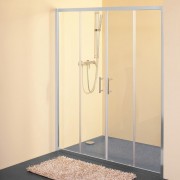 Душевая дверь Kolpa-San SQ Line TV4D/S 170/CH 170х190 см профиль серебряный/стекло шиншилла 511800