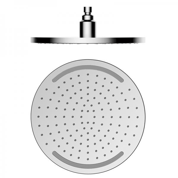 Лейка для верхнього душа GRB Hidromasaje Daylight з підсвічуванням один режим хром 058171