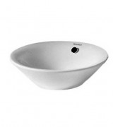 Раковина для ванной Duravit Starck 1 накладная Ø33 см керамика белый 0408330000