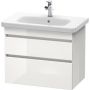 Тумба під раковину Duravit DuraStyle підвісна 73х44,8 см ДСП білий глянцевий DS648102222
