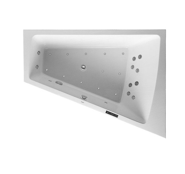 Ванна акриловая Duravit Paiova Combi-System L гидромассажная 170х130 см белый 760215000CL1000